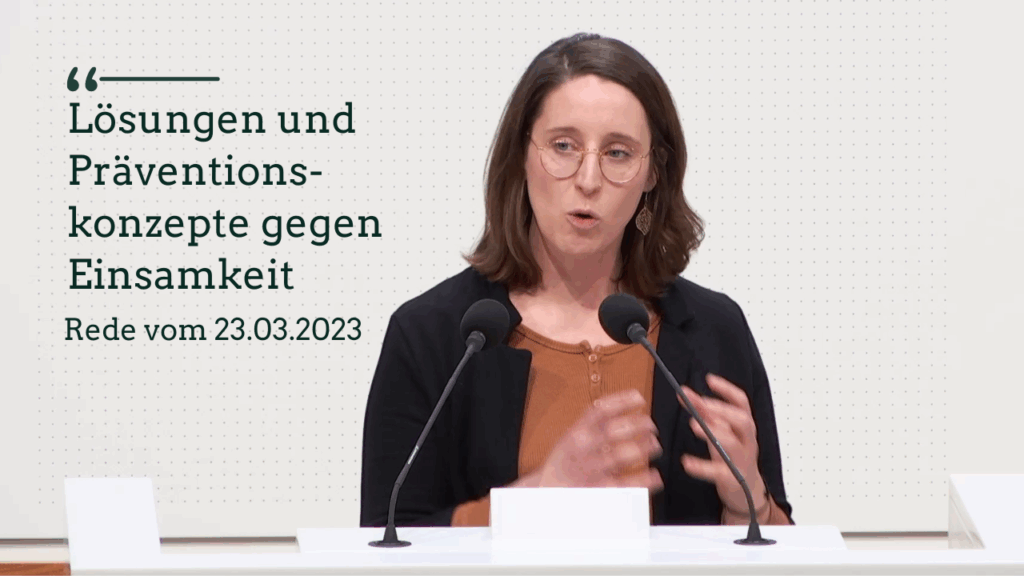 Titelbild - Swantje Schendel - Rede zum Thema Einsamkeit