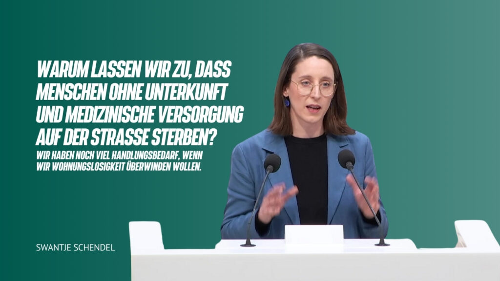 Titelbild - Swantje Schendel - Rede zur Wohnungslosigkeit