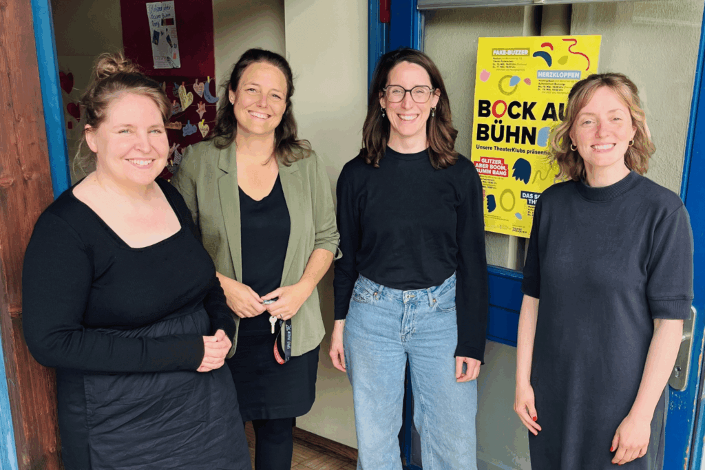 v.l.n.r. Julia Weidner, Sarit Streicher, Swantje Schendel und Marie-Luise Krüger